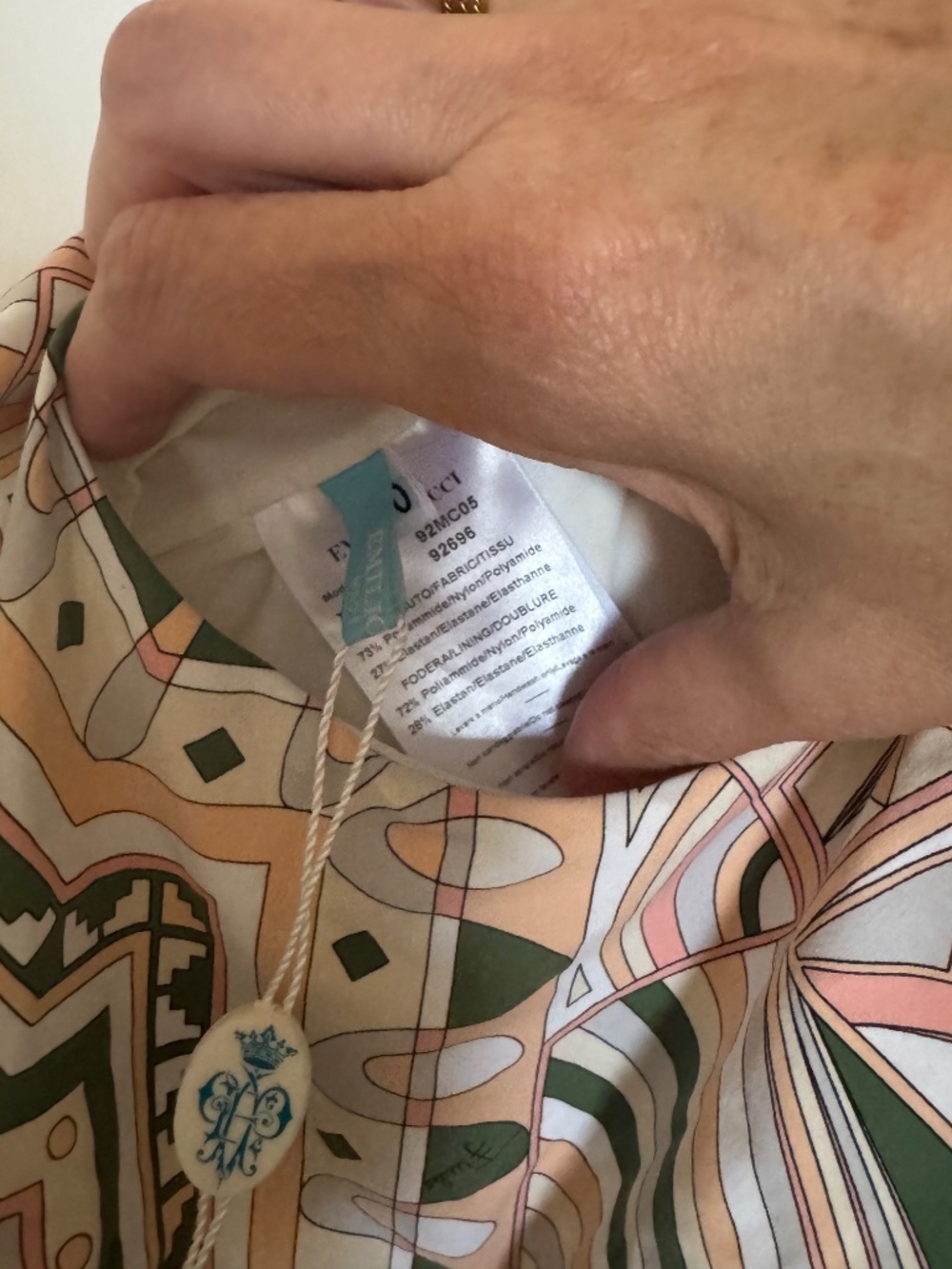Emilio Pucci one piece bathing suit - Picture 6 of 10